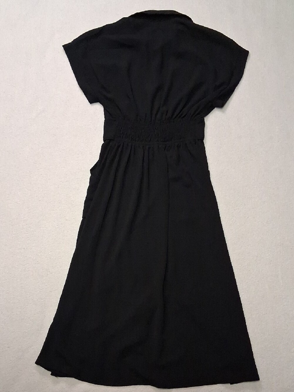 Monteau Black Shirtwaist Midi Dress - Picture 9 of 9